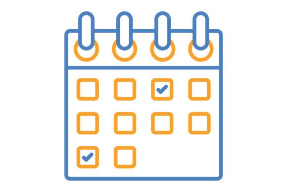 Calendar Blue Orange Line Icon: Your Essential Guide to Versatile Design Assets