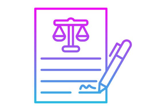 Contract Line Gradient Icon: A Creative Toolkit for Modern Design