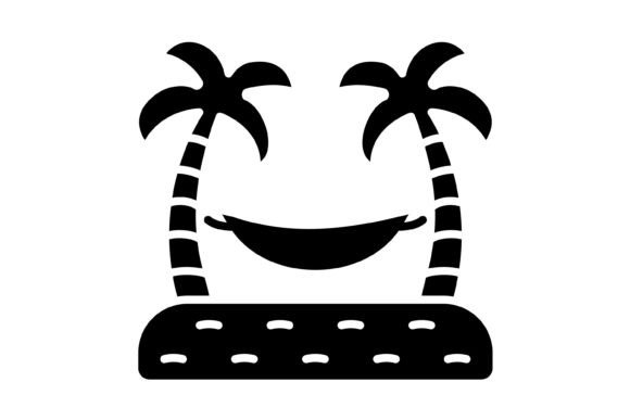 Designing Relaxation: The Hammock Glyph Icon for Modern Projects