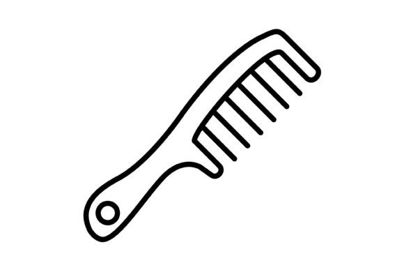 Evaluating the Hair Comb Outline Icon for Your Design Projects