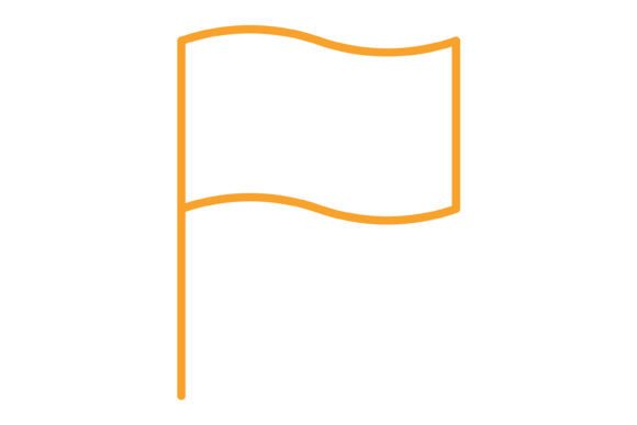 Flag Orange Line Icon: A Practical Asset for Visual Communication