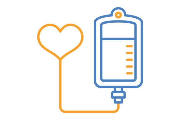 Strategic Implementation of the Transfusion Blue Orange Line Icon Set
