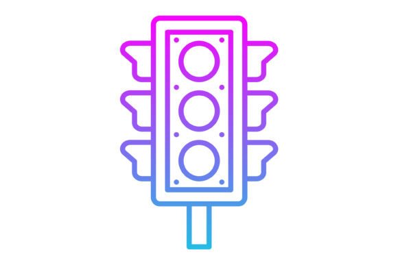 Traffic Light Line Gradient Icon: A Guide for Every Creator